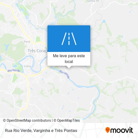 Rua Rio Verde mapa