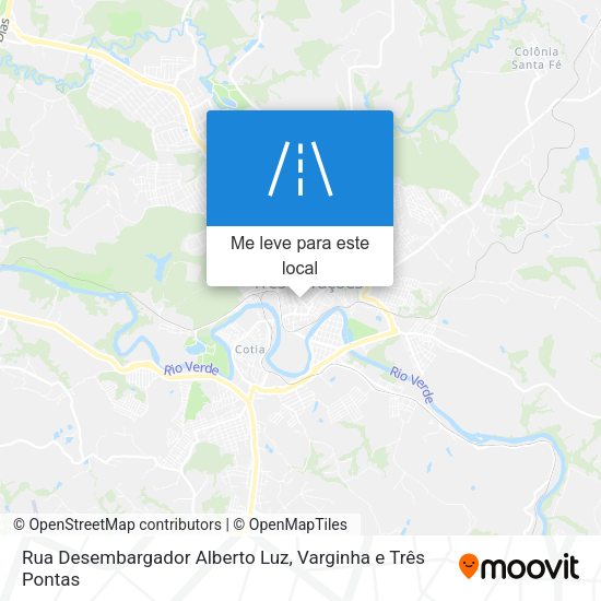 Rua Desembargador Alberto Luz mapa