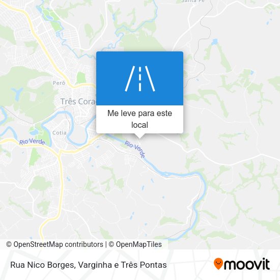 Rua Nico Borges mapa