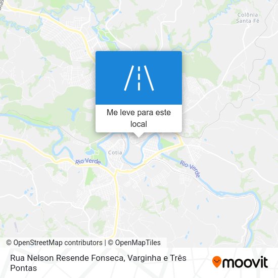 Rua Nelson Resende Fonseca mapa