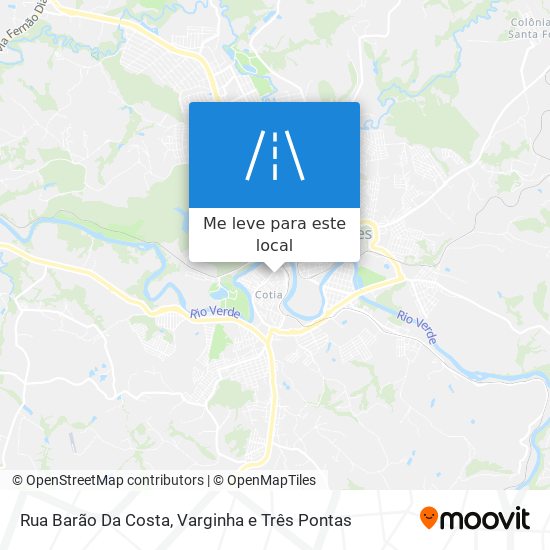 Rua Barão Da Costa mapa