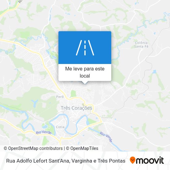 Rua Adolfo Lefort Sant’Ana mapa