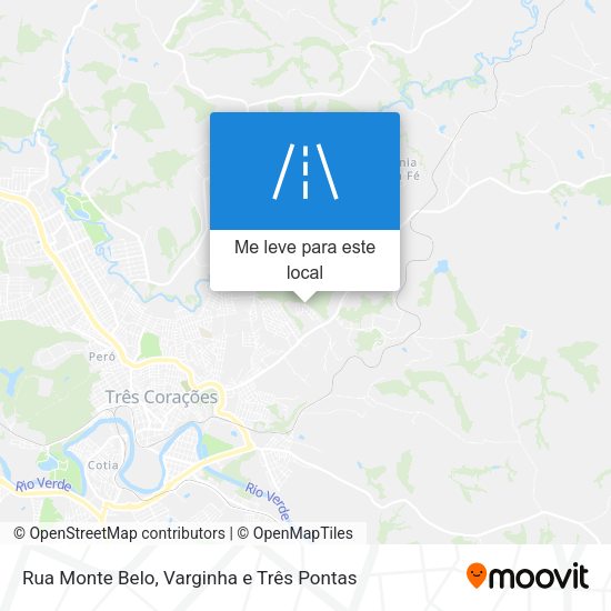 Rua Monte Belo mapa