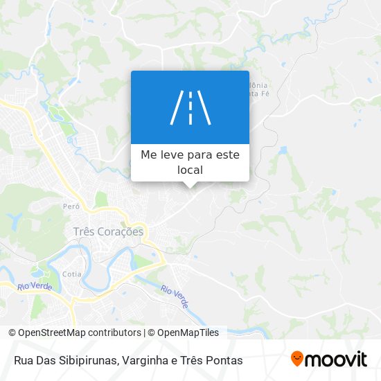 Rua Das Sibipirunas mapa