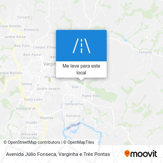 Avenida Júlio Fonseca mapa