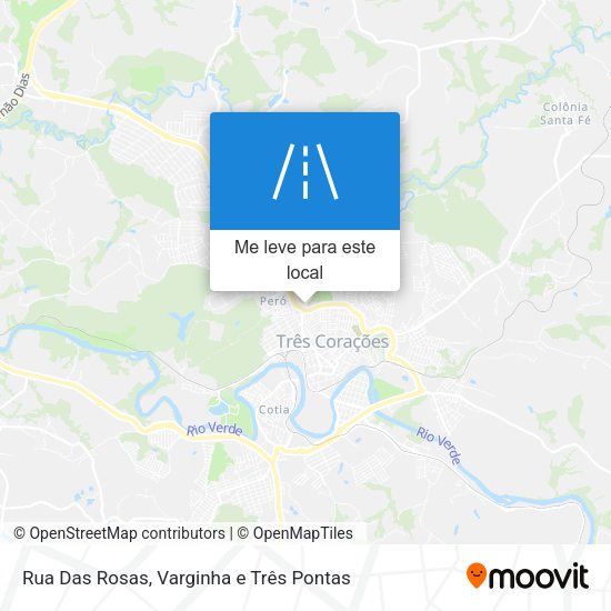 Rua Das Rosas mapa