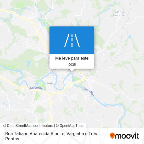 Rua Tatiane Aparecida Ribeiro mapa