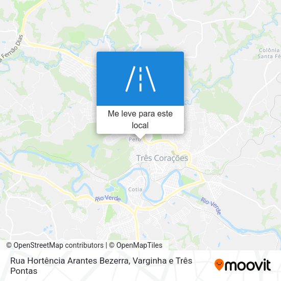 Rua Hortência Arantes Bezerra mapa