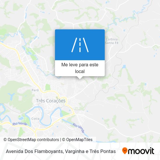 Avenida Dos Flamboyants mapa