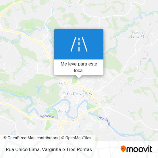 Rua Chico Lima mapa