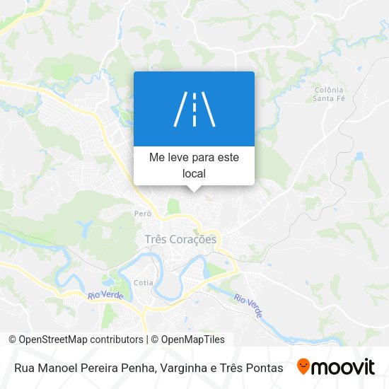 Rua Manoel Pereira Penha mapa