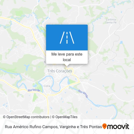 Rua Américo Rufino Campos mapa