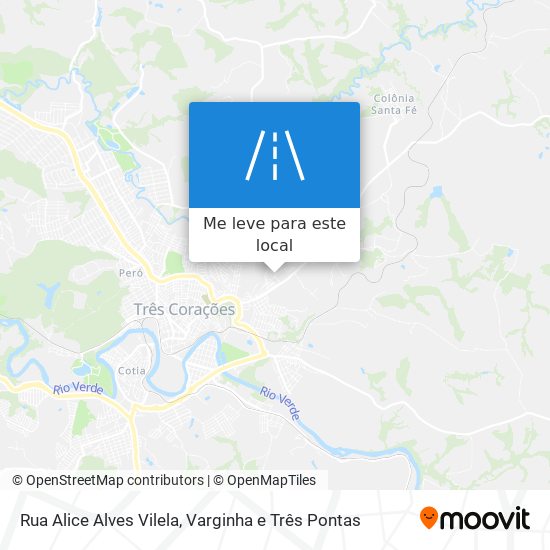 Rua Alice Alves Vilela mapa