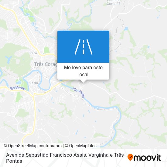Avenida Sebastião Francisco Assis mapa