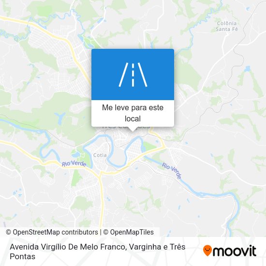 Avenida Virgílio De Melo Franco mapa
