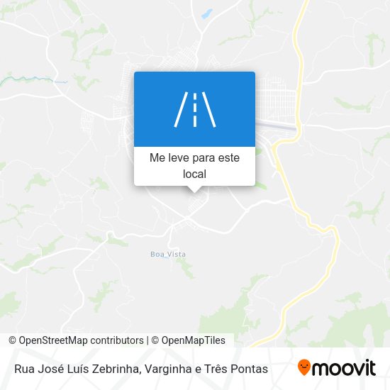 Rua José Luís Zebrinha mapa