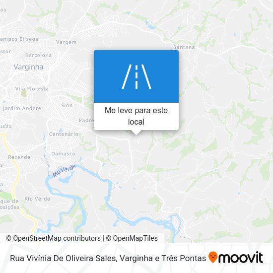 Rua Vivínia De Oliveira Sales mapa