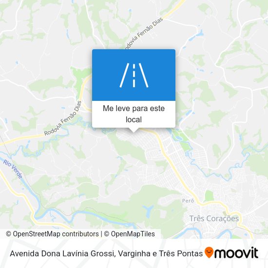Avenida Dona Lavínia Grossi mapa