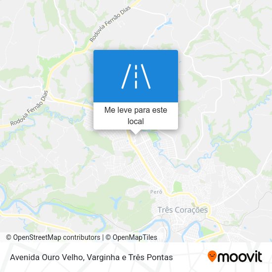 Avenida Ouro Velho mapa