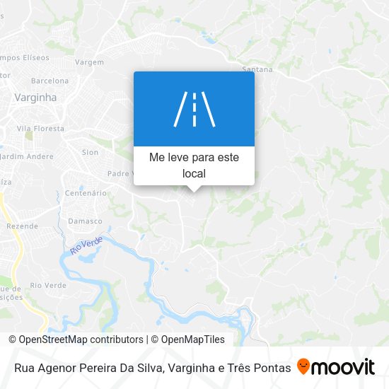 Rua Agenor Pereira Da Silva mapa