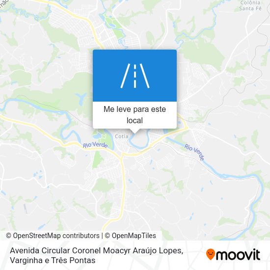 Avenida Circular Coronel Moacyr Araújo Lopes mapa