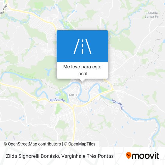 Zilda Signorelli Bonésio mapa