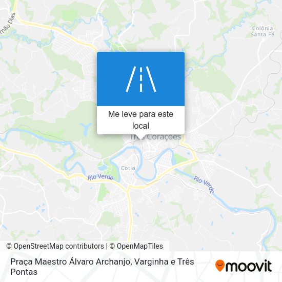 Praça Maestro Álvaro Archanjo mapa