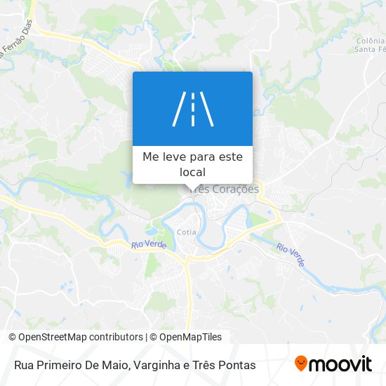 Rua Primeiro De Maio mapa