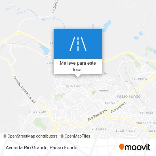 Avenida Rio Grande mapa