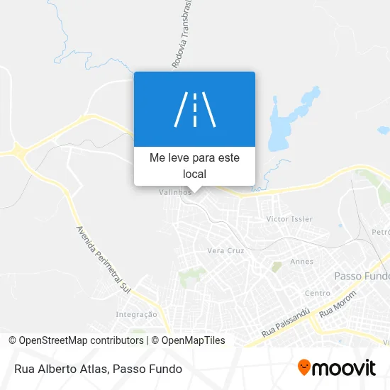 Rua Alberto Atlas mapa