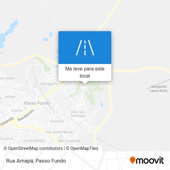 Rua Amapá mapa
