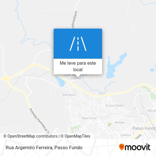 Rua Argemiro Ferreira mapa