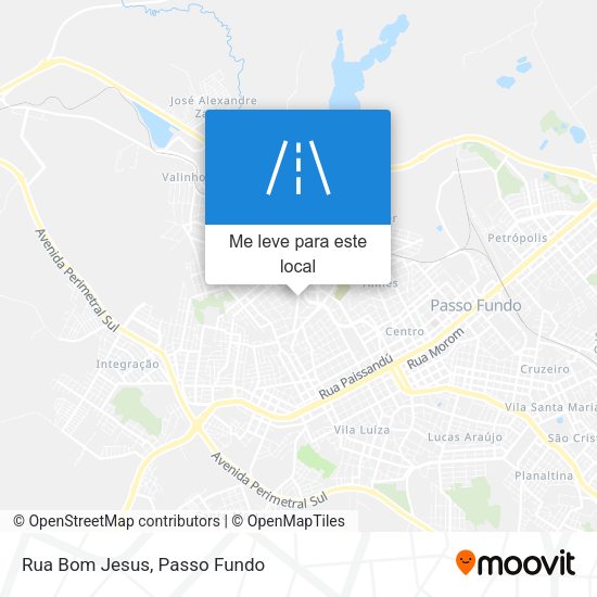 Rua Bom Jesus mapa