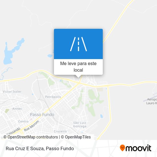Rua Cruz E Souza mapa
