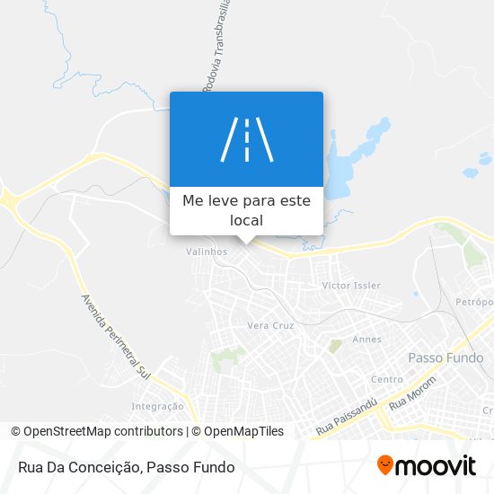 Rua Da Conceição mapa