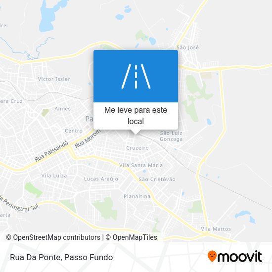 Rua Da Ponte mapa