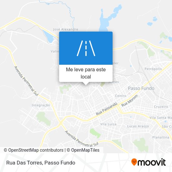 Rua Das Torres mapa