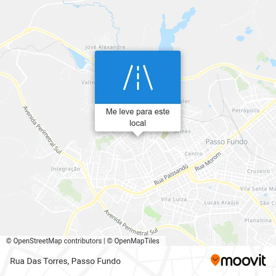 Rua Das Torres mapa