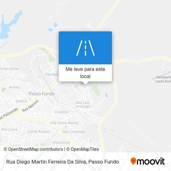 Rua Diego Martin Ferreira Da Silva mapa