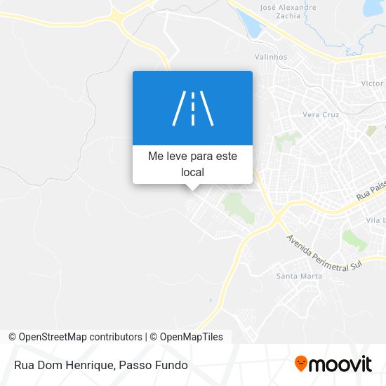 Rua Dom Henrique mapa