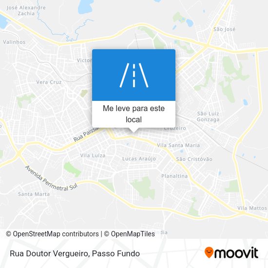 Rua Doutor Vergueiro mapa