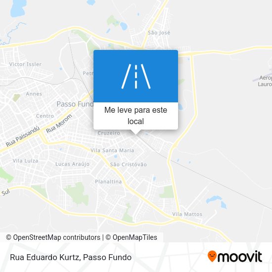 Rua Eduardo Kurtz mapa