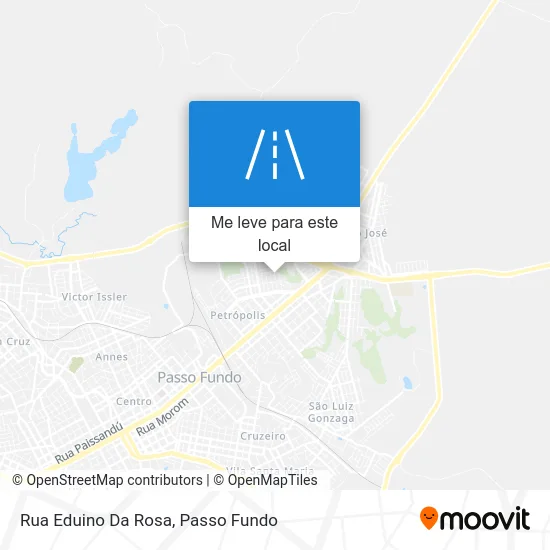 Rua Eduino Da Rosa mapa