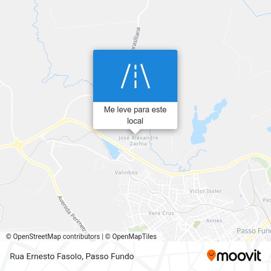 Rua Ernesto Fasolo mapa