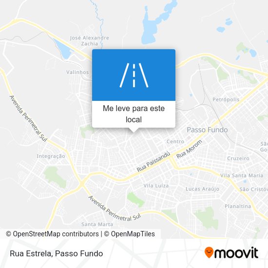Rua Estrela mapa