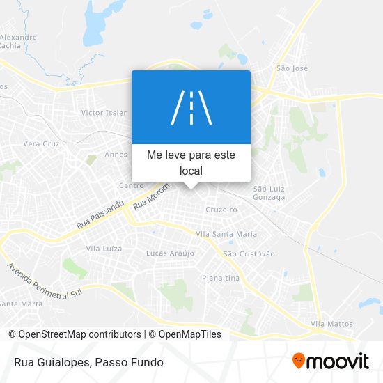 Rua Guialopes mapa