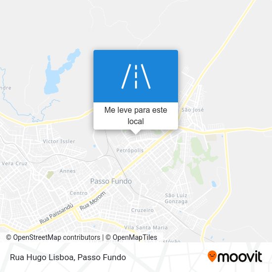 Rua Hugo Lisboa mapa