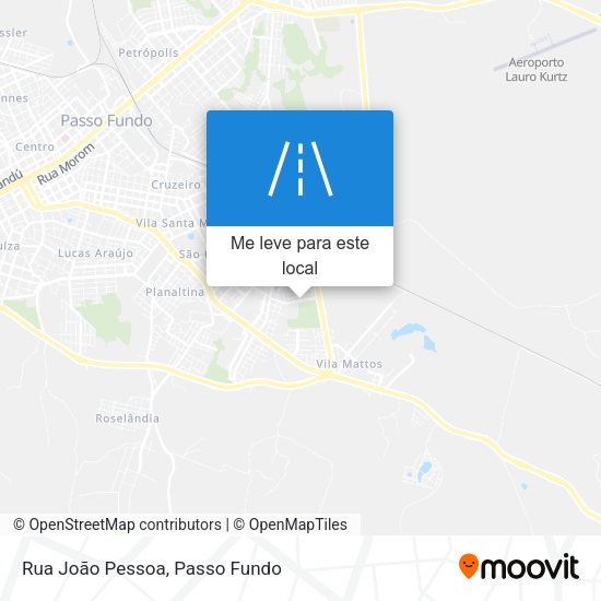 Rua João Pessoa mapa