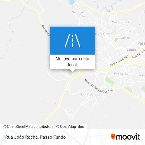 Rua João Rocha mapa