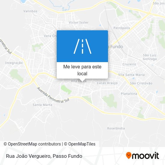 Rua João Vergueiro mapa